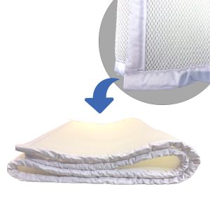 Light Mattress With Cover Over Diamond Textured Mattress Foam