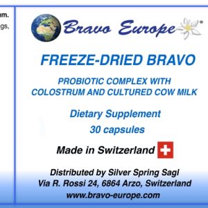 Bravo Super Probiotic Concentrate 30 capsules 300 Strains3