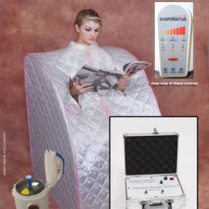 Complete Ozone Steam Sauna w Synergy WPS 100 Ozone Machine