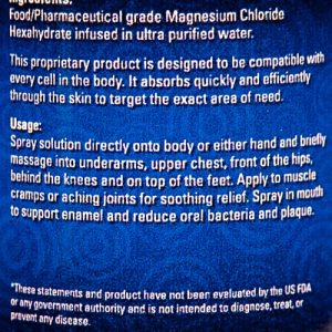 Magnesium Chloride Hexahydrate Oil 100 Percent 4 oz4