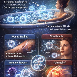 Nano Plasma Bubbles in a Bathtub