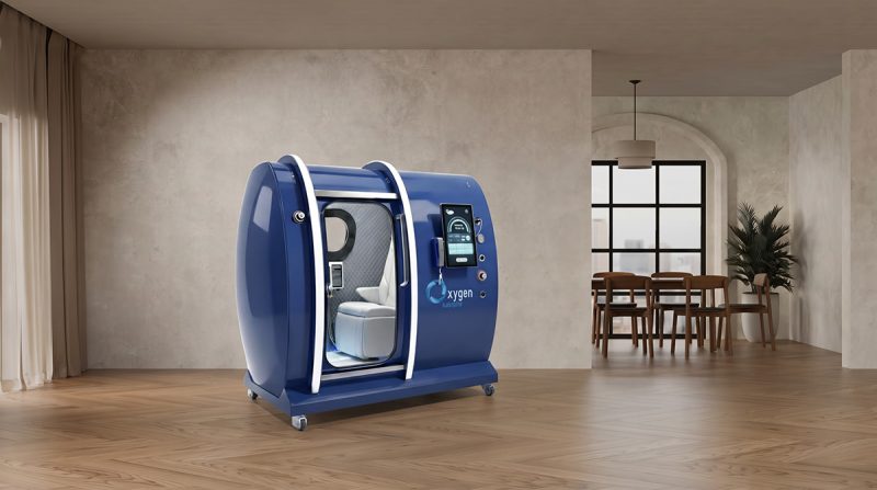 35 D Multiplace Hyperbaric Chamber Room Blue shutterstock 2760307619