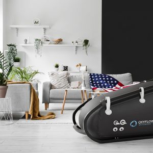 Oxyflow Mini External Frame Hyperbaric Chamber shutterstock 2316673817