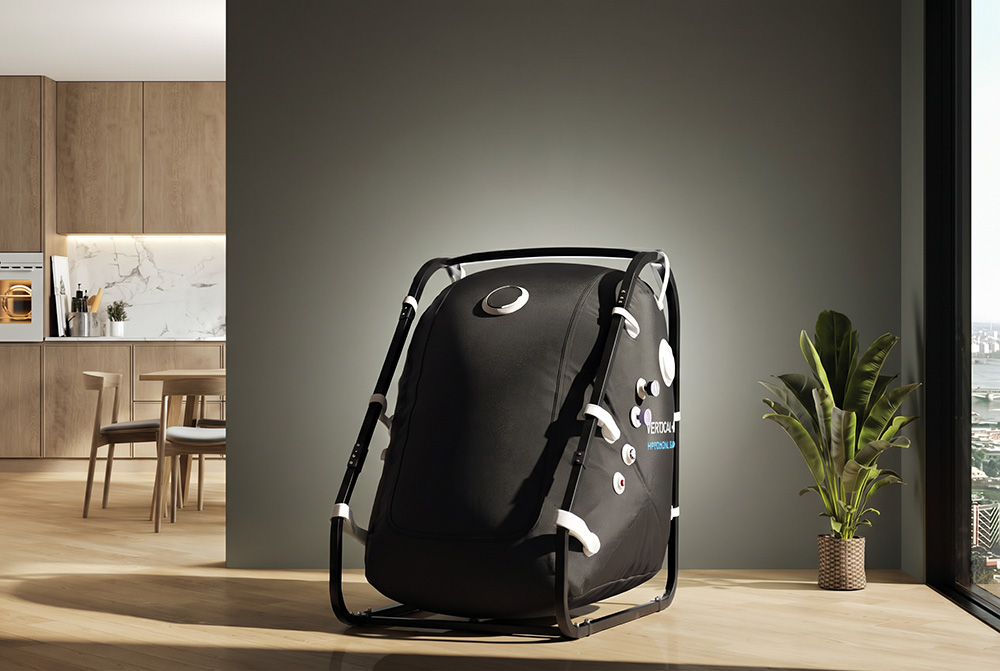 Vertical 4000 External Frame Hyperbaric Chamber shutterstock 2538601059