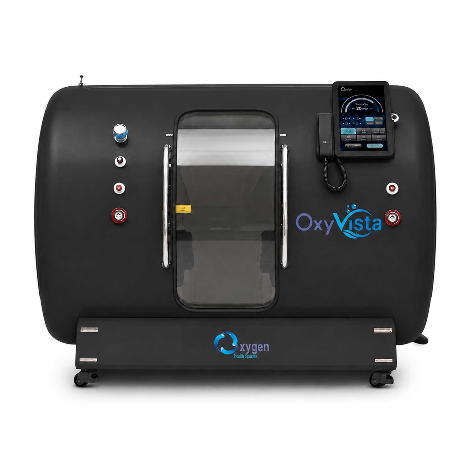 Oxyvista Hyperbaric Chamber Front Matte Black 1x1