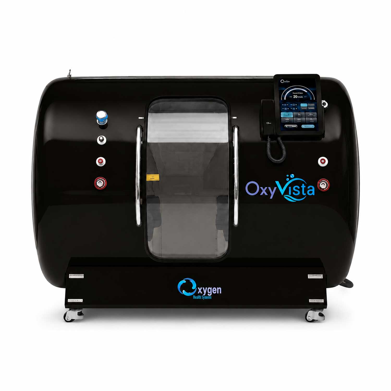 Oxyvista Hyperbaric Chamber Front Satin Black 1x1