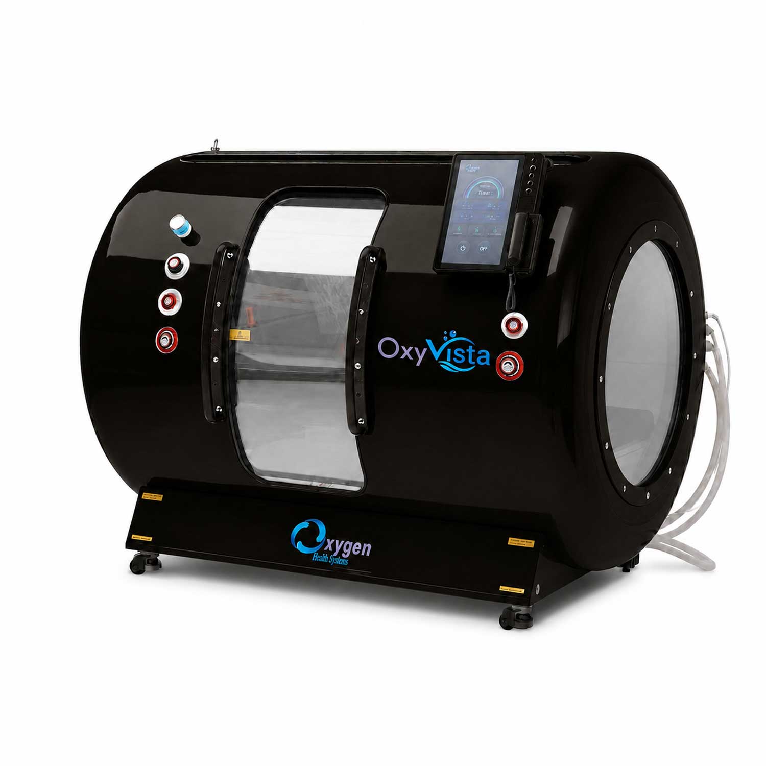 Oxyvista Hyperbaric Chamber Side view Satin Black 1x1