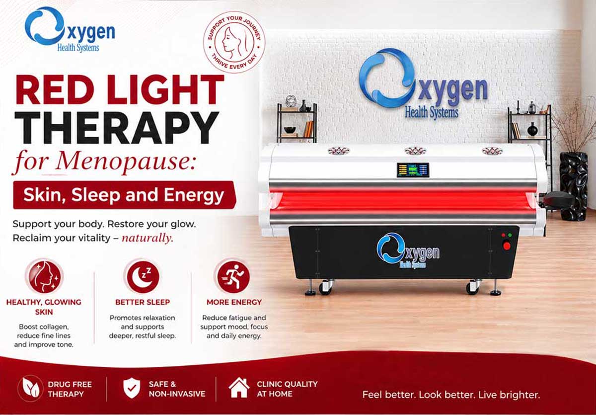 Red Light Therapy for Menopause Skin Sleep and Energy