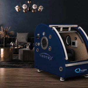Vertext HardShell Hyperbaric Chamber Deep Navy Blue Room 2