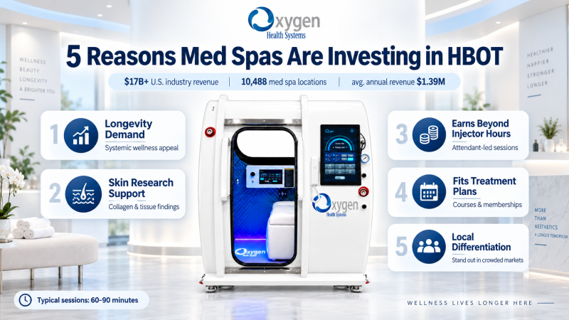 5 Reasons Med Spas Are Investing in HBOT