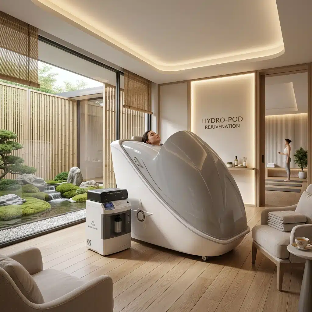 HydroPod rejuvenation system included with sauna package
