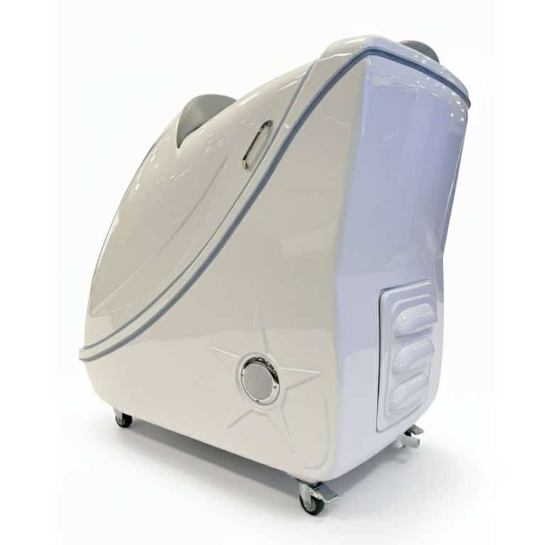 Infrared ozone sauna interior view